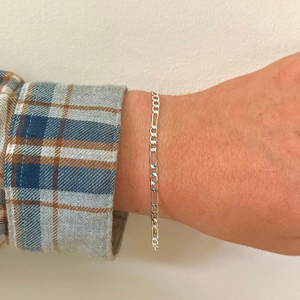 Silver 925 chain bracelet silver jewellery - Picture 2 of 7